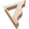 Ekena Millwork 7 1/2-in W x 36-in D x 42-in H Funston Trad Rough Cedar Woodgrain TimberThane Outlooker, Primed Tan OUTUR075X36X42FST04RCPR - alternate 5